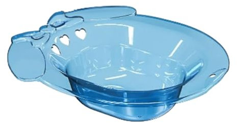 Fonowx Baño de asiento para asiento de inodoro, zona de asiento amplia, lavabo versátil, cuenco de baño para baño, viaje de Hotel, azul