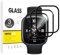 E-Hamii Protector de pantalla Compatible con Honor Watch 4,[3 Pack] [Cubierta completa curvada en 3D][Resistente a los arañazos] Protector para Honor Watch 4