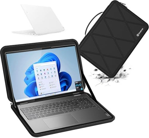 Smatree Custodia protettiva rigida in EVA compatibile con laptop Lenovo Yoga Slim 7 Gen 8 da 14 pollici, per Lenovo 14e Chromebook Gen 2 da 14 pollici borsa sottile e antiurto per notebook (X8252)