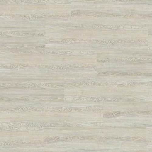 Vinylboden zum kleben 1 Paket (3,77 m²) 0,30 mm Nutzschicht 2 mm Stärke Holzoptik (Roble gekalkt) Klebevinyl Klebefliesen Vinylfliesen zum Verkleben für Küche Bad Wohnzimmer Wasserfest