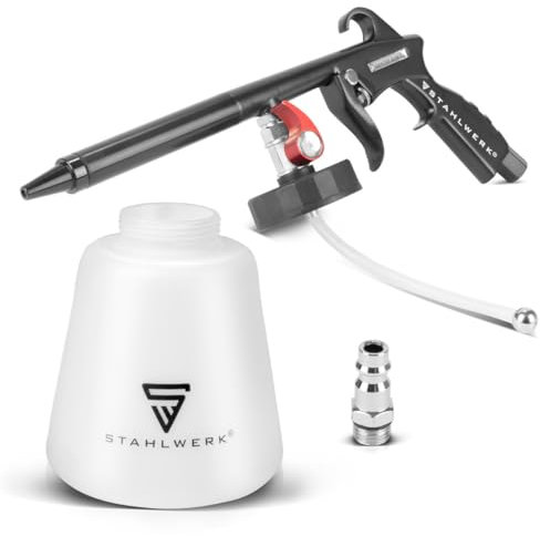 STAHLWERK Pistolet de nettoyage à air comprimé RP-93 ST | Nettoyeur à air comprimé professionnel pour le lavage efficace des voitures et le nettoyage de différentes surfaces