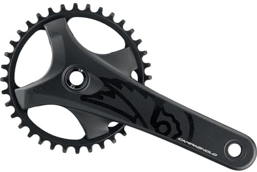 Campagnolo Ekar Gt Kurbelgarnitur, Schwarz, 175 mm, 44T