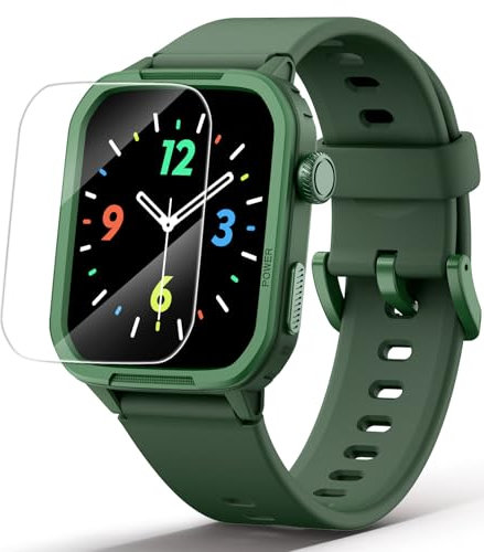 JOYELE Smartwatch Bambini, Fitness Tracker Impermeabile con 19 Sportive, Contapassi, Sveglia, Orologio Intelligente per Bambini 3-16 Anni Regalo Verde