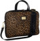 Camomilla Damen Laptoptasche, Laptop-Aktentaschen, Tasche für Laptop 15-16 Zoll, mit Schultergurt, Kunstleder, Kollektion Nice Office, Farbe Leo/Schwarz