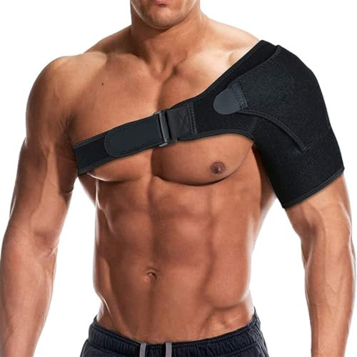 Tutore Spalla, Supporto Cuffia dei Rotatori per Dolore, Tutore Supporto Fascia Leggero in Neoprene, per Sollievo Dal Dolore Alla Spalla, per Braccio Destro e Sinistro