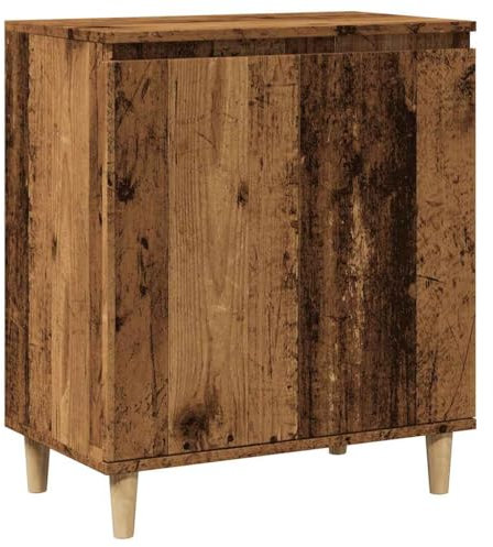 vidaXL Sideboard Altholz-Optik 60x35x70 cm Holzwerkstoff, Schrank, Highboard, Home Organizer, Lagerschrank, Beistellschrank, Wohnzimmerschrank
