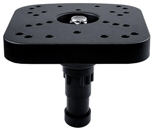 360 Degree Rotating Fish Finder Holder Kayak Fish Finder Mounting Plate Fish Finder Mount Base Mount Fish Finder Bracket