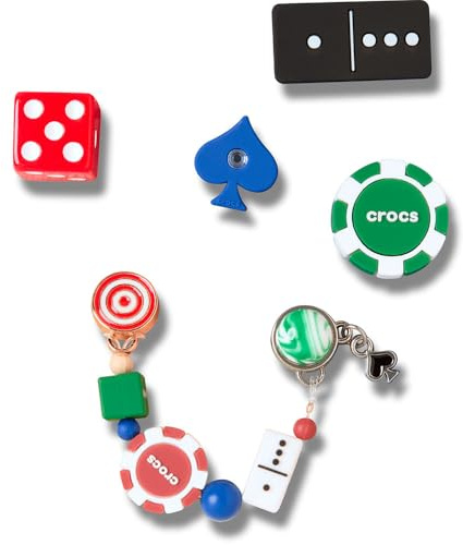 Crocs Unisex-Schuhanhänger, Game Night, mehrfarbig, Einheitsgröße, mehrfarbig, Einheitsgröße