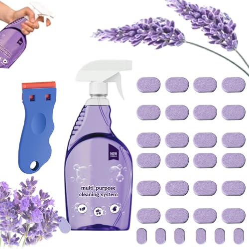 Dr. Clean Spray for Ovens, Dr Clean Spray Oven Cleaner, Multi-Surface Cleaner for Instant Stain Removal, Suitable for Home, Kitchen, Bathroom (1pc+30pcs)