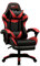 RMF Sedia Gaming Professionale Ergonomica Reclinabile, Poltrona Gaming Seduta Comoda e Rilassante con Poggiapiedi - Sedia per Gamer con Ruote Girevoli, Altezza Regolabile Rosso/Nero