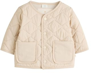 NEXT Unisex Bambino Giacca trapuntata per neonati con bottoni a pressione Neutro 9 Mesi-12 Mesi