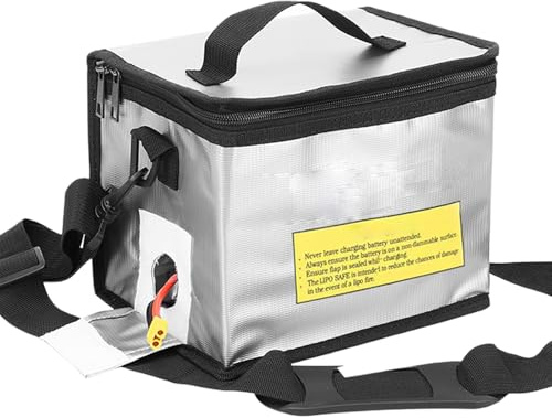 Battery Bag - Large Fireproof Storage Pouch, Safe and -Proof Charging Bag, Heavy Duty Heat Resistant Design, Compact Function Easy to Carry, Prot Accessory