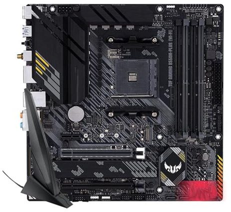 Placa Madre Fit For ASUS TUF Gaming B550M Plus (WI-FI) Micro-ATX DDR4 4600(OC) MHz 128G AM4 Compatible con procesadores AMD Ryzen