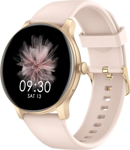 Smartwatch Uomo Donna con Chiamate Bluetooth, Orologio Rotondo da 1,38 con 147+ Modalità Sportive, Cardiofrequenzimetro, Sonno, IP68 Impermeabile, Compatibile con Android iOS - Regalo Festa del Papà