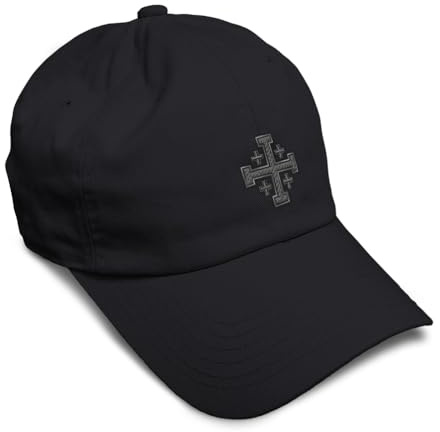 Soft Baseball Cap Jerusalem Cross Crusader A Christian Belief Cotton Symbol Dad Hats for Men & Women