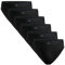 DANISH ENDURANCE Lot de 3 ou 6 Slips en Coton Stretch,Ultra Doux et Confortable, Respirant, pour Homme, Noir - Lot de 6, Large