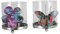 Casablanca Windlicht - Colori - Metall/Glas,bunt 2 Fach Sortiert