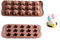 Yeglg Molde de silicona para hornear con 15 cavidades en forma de estrella, molde de silicona para hacer galletas, dulces, caramelos, gelatina, cubitos de hielo, etc.