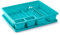 Acan Tradineur - Escurreplatos de Plástico - Fabricado en plástico - Organizador de Cocina, Escurridor con Bandeja para Cocina - 48 x 38 x 9 cm - Color Turquesa