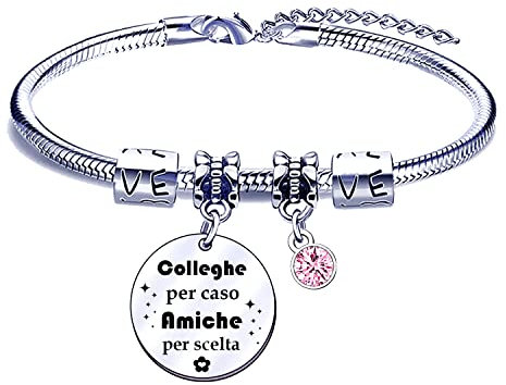 FGHJK Bracciale Amicizia Regali Colleghi per Natale, Compleanno, Anniversario (1)