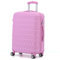 CMY Lightweight 4 Wheel ABS Hard Shell Travel Trolley Luggage Suitcase Set, Medium 24 Hold Check in Luggage (Pink)