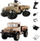 BONOCO 2.4Ghz RC Trucks Remote Control Car with Wi-Fi HD Camera, 1/16 Scale Off-Road All Terrains Vehicle RC Crawler, Gifts for Kids and Adults, Rechargeable Battery (Color : Yellow)