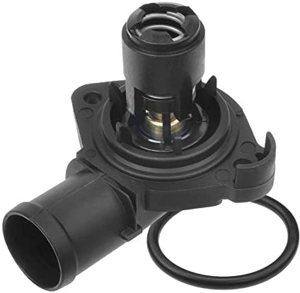 Frankberg 1x Thermostat mit Gehäuse und Dichtung Kompatibel mit A2 2000-2005 Altea 2006-Heute Ibiza 2002-2015 Fabia 1999-2014 Golf 2006-2013 Polo 2001-2014