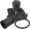 Frankberg 1x Thermostat mit Gehäuse und Dichtung Kompatibel mit A2 2000-2005 Altea 2006-Heute Ibiza 2002-2015 Fabia 1999-2014 Golf 2006-2013 Polo 2001-2014