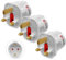 FitMania European to UK Plug Adaptor Pack of 3 - EU to UK Plug Adapter for Travel - 2 Pin to 3 Pin Adapter Plug UK Compatible with France, Italy, Spain, Germany