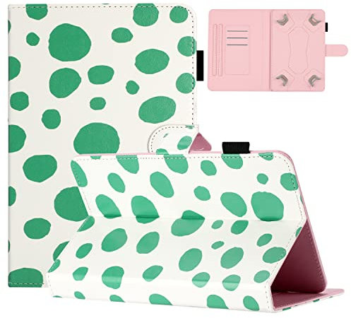 OSXINYIV 10 inch Tablet Case Cover - 10.1 inch universal case for Samsung Galaxy E 9.6/Tab S2 9.7, ASUS ZenPad 10, Lenovo TB-X103F/Tab 2 A10-70, T5 10/M5 Lite 10 (Green)