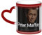 Peter German Maffay Tasse mit buntem Schmetterling, Farbwechsel, Keramik, Kaffeetasse, magische Teetasse, wärmeempfindlich, einzigartige Neuheit, lustig für Frauen, Mädchen, Geschenk