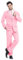 U look ugly today Completo da uomo, abito elegante per Natale ed eventi, alla moda, taglio normale, in tinta unita, rosa chiaro, M
