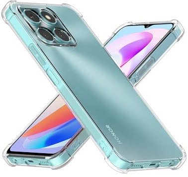 Cresee Hülle für Honor X6a, Transparent Case Handyhülle mit Verstärkte Ecken Schutzhülle Dünn Weich Cover Stoßfest Bumper für Honor X6a, Clear