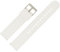 MARBURGER Uhrenarmband 20mm Kunststoff Weiss XL Smartwatch Fitness Silikonband Sport Armband - Easy Fix Automatik-Federsteg Quickrelease Schnellverschluss 9682020000120