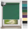 Roller Blind No Drilling 120 x 120 cm Thermal Insulated UV Protection, Adjustable Blackout Blind with Install Accessories for Bedroom, Nursery, Dark Green