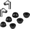 kwmobile 6X Ersatz In Ear Kopfhörer kompatibel mit Huawei FreeBuds Pro 3-3 Größen - Polster Ohrstöpsel In-Ear Ohrhörer - Schwarz