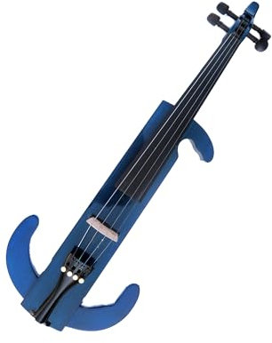 Violons Poupée de violon électrique à 5 cordes couleur bois naturel violon en bois dur