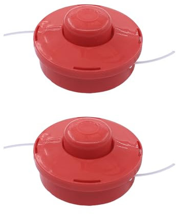 Tête de tondeuse, pour débroussailleuse Scheppach MT33P - M10 x 1,25 mm - Double fil avec pointe automatique