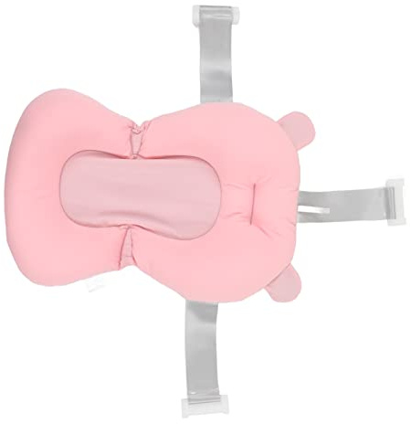 Siège de Bain pour bébé, Tapis de Bain pour bébé, Coussin de Bain pour bébé, Filet de Support de Bain pour bébé, Oreiller Flottant pour nouveau-né, Tapis de Bain pour nouveau-né