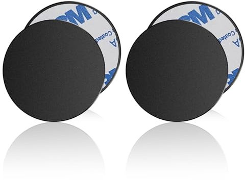 SAMAYISH Metal Plates for Magnetic Car Phone Holder - Compatible with Car Mount Mobile Phone Holder for Cars Sticky Phone Grip and Magnetic Phone Car Mount for Mobile iPhone Holder