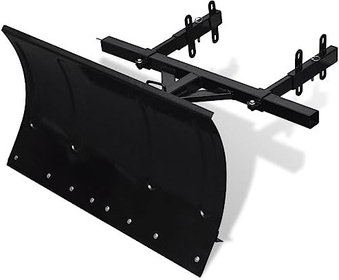 Cozynest Schneefräse Verstellbar Schneeschieber Schneeschild 80x44 cm für Schneefräsen