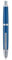 Jinhao 10 Press Fountain Pen with Box, Pearl Blue Retractable Extra Fine Nib with Ink Converter Set (Silver Clip)