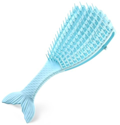 FOLAI Entwirrbürste， Haarbürste ， Detangler Bürste für Damen, Herren & Kinder, für Locken, nasse, feine & lange Haare, Grün