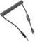 Flash Sync Cable, Stable Connection, Synchronize for DSLR Camera, Coiled Cord Flash Sync Cable 1meter, Wide Compatibility with Most Cameras, Flexible and Telescopic