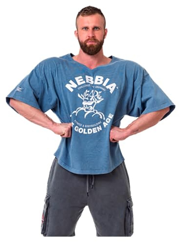 Nebbia Washed Rag Top Golden Age 788 Short Sleeve T-Shirt XL