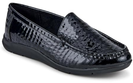 Pavers Womens Wide Fit Slip-On Moccasins | Autumn Winter Collection | Loafer/Moccasin Shoe | Pull On