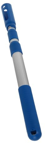 WRITWAA Leichte Teleskopstange aus Aluminium 85cm Verstellbare Poolnetzstange für Schwimmbecken und Teich Lebensrettende Kescher Verlängerungsstange mit Griff