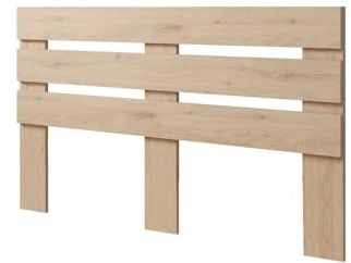 Lermowood Bettkopfteil Z1 180x80cm Natur –Elegantes Kopfteil fürs Bett – stilvoll und bequem – Verschiedene Größen & Farben - Massivholz Kiefer