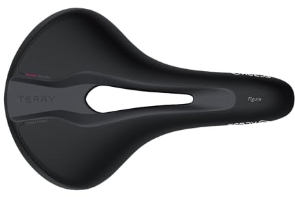 Terry Ergon Damen Fahrradsattel Figura Max, Black, L, 42300621