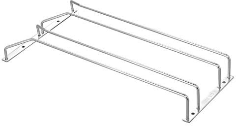 Dianoo Sotto Il Portaoggetti Del Portabottiglie Portabottiglie Appendiabiti A Filo In Acciaio Inox 15,8 Pollici 2 Righe